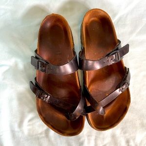 Birkenstock Mayari black patent leather, size 38